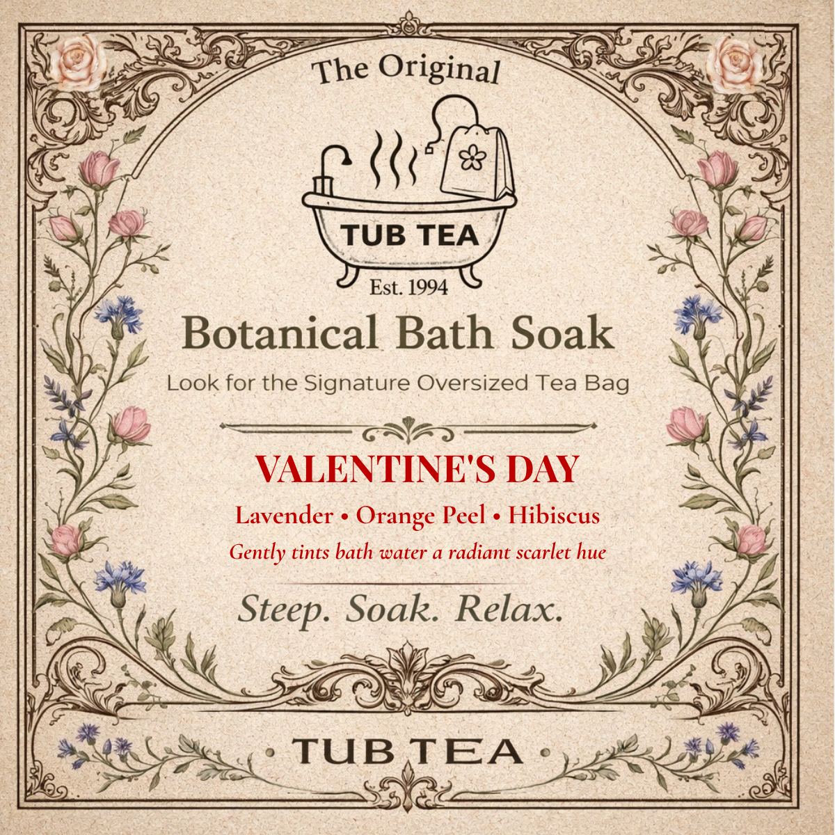 Valentine's Day Tub Tea