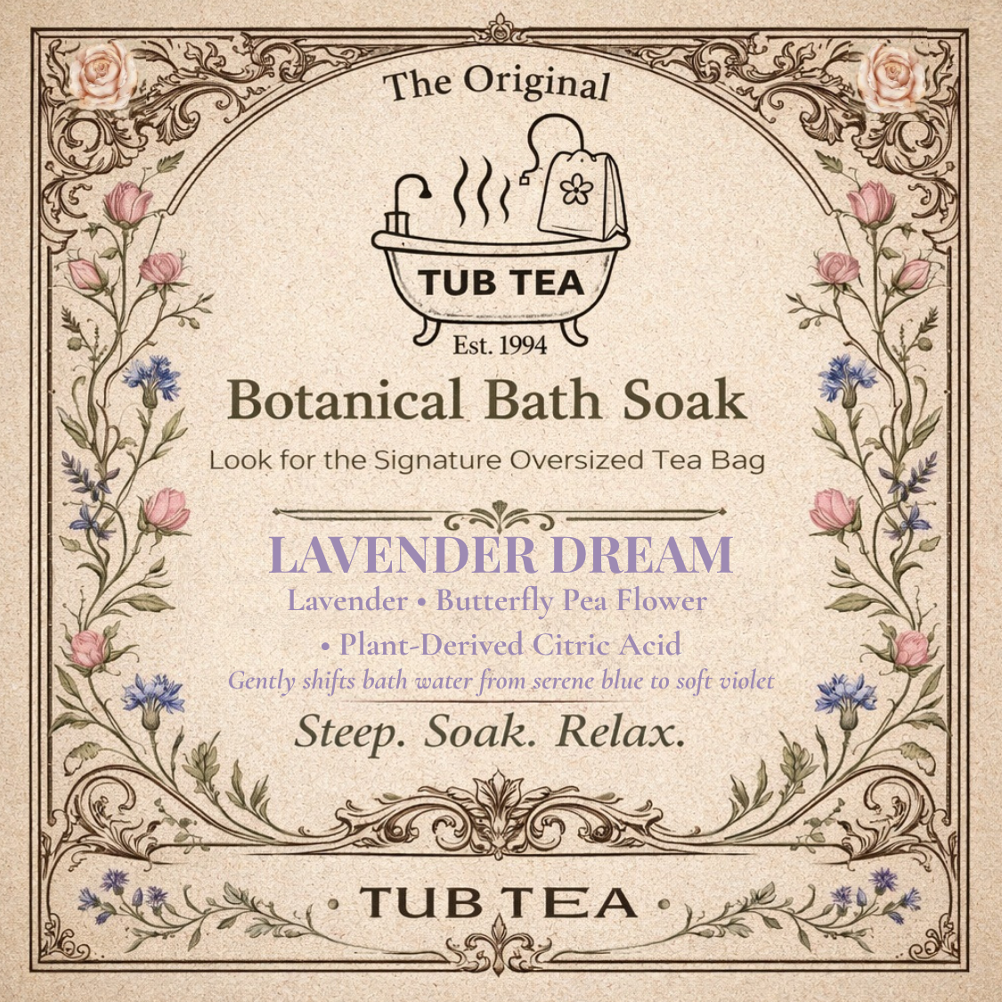 Lavender Dream Tub Tea