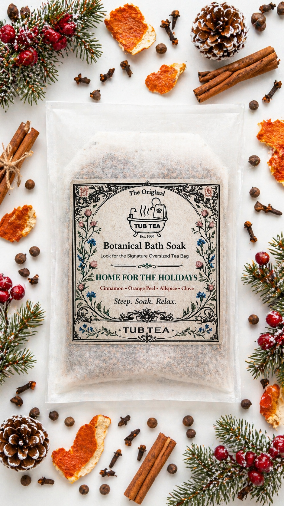 Home for the Holidays Tub Tea